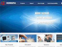 Tablet Screenshot of hongfa.com